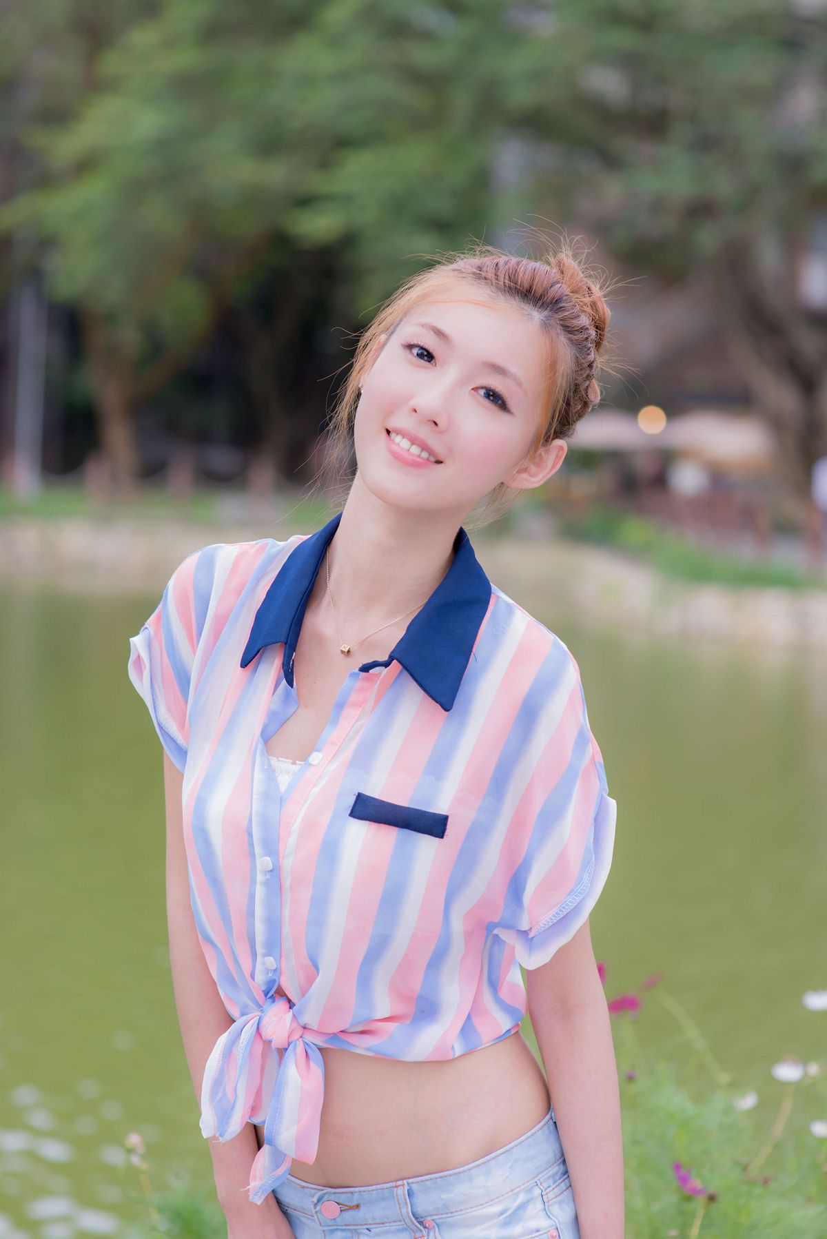 台湾清纯美女 Kila晶晶-廖挺伶 台大外拍 [45P]