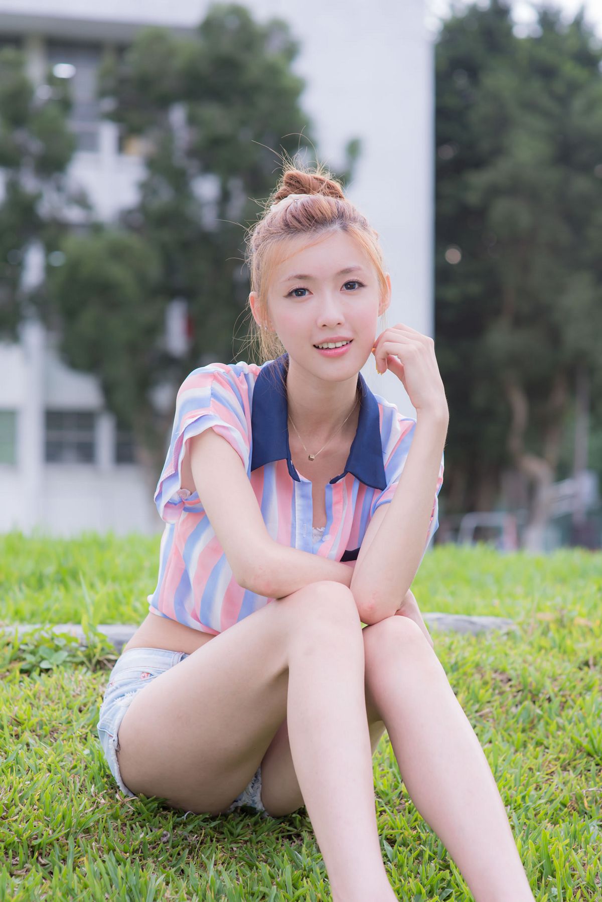 台湾清纯美女 Kila晶晶-廖挺伶 台大外拍 [45P]