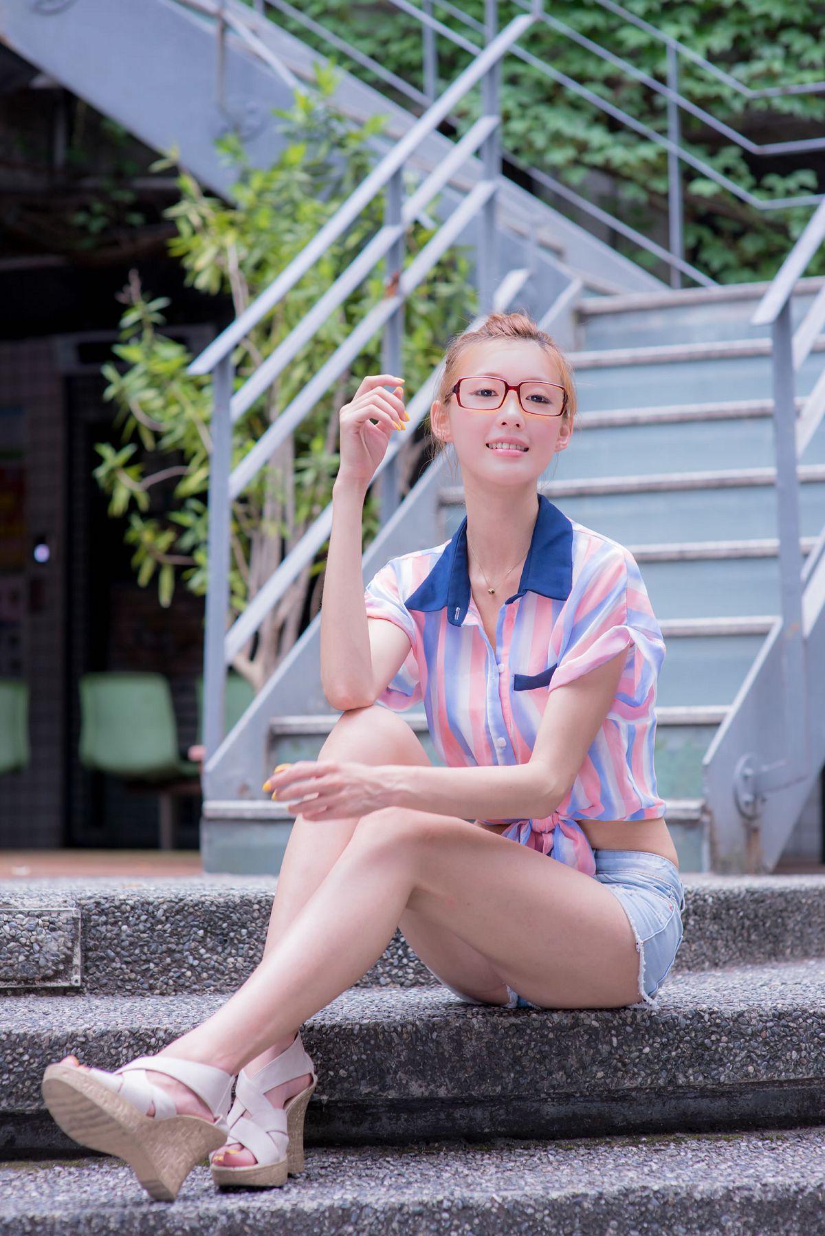 台湾清纯美女 Kila晶晶-廖挺伶 台大外拍 [45P]
