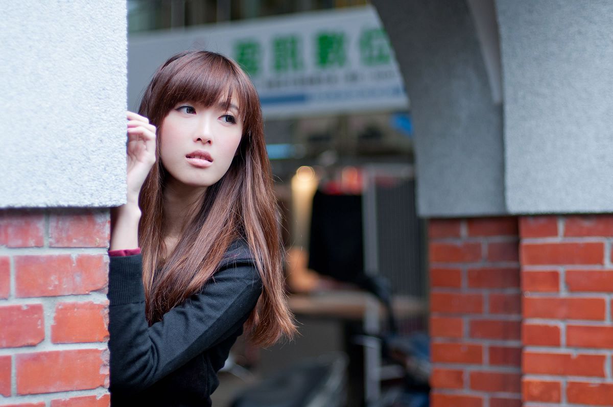 台湾清纯美女 Kila晶晶 高清街拍写真 [39P]