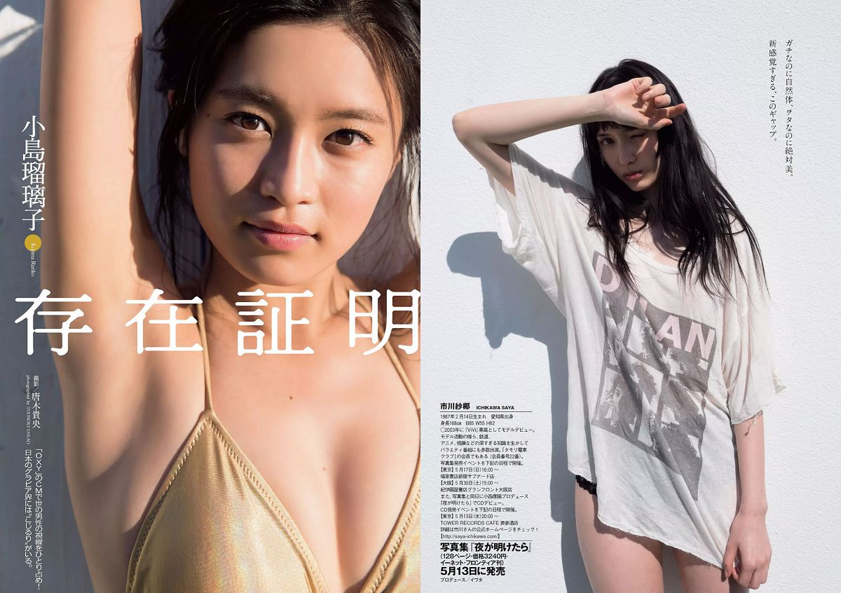 [Weekly Playboy] 2015 No.17 市川紗椰 小島瑠璃子 星名美津紀 森カノン 川栄李奈 小島みなみ 笛木優子 二宮沙樹 [33P]