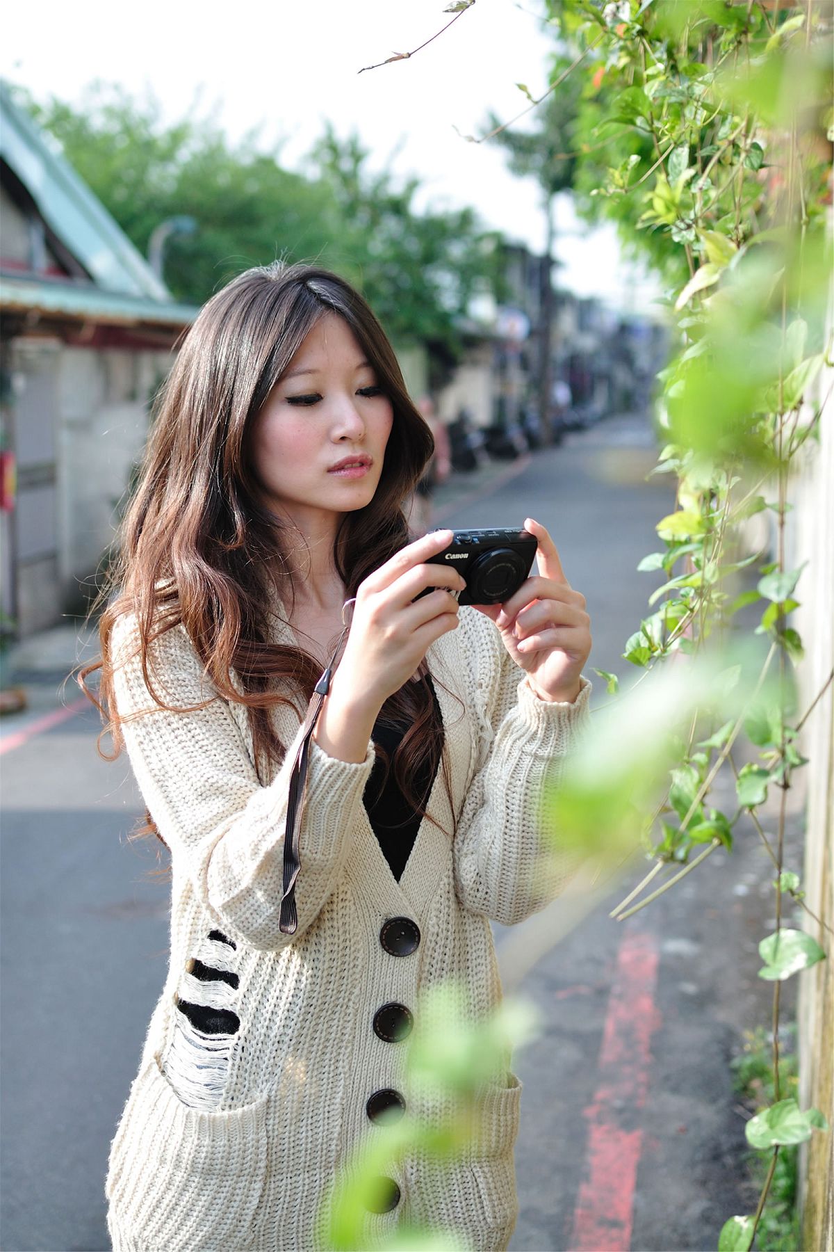 台湾清纯美女 Pink 永春街外拍写真 [16P]