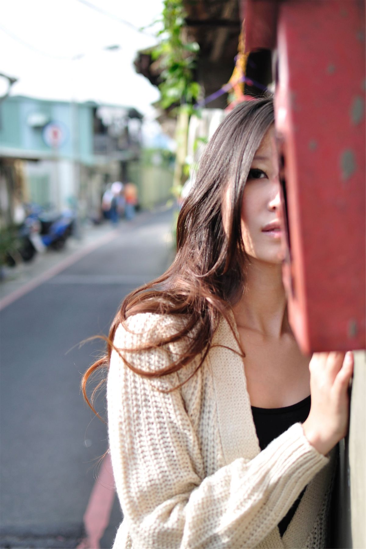 台湾清纯美女 Pink 永春街外拍写真 [16P]