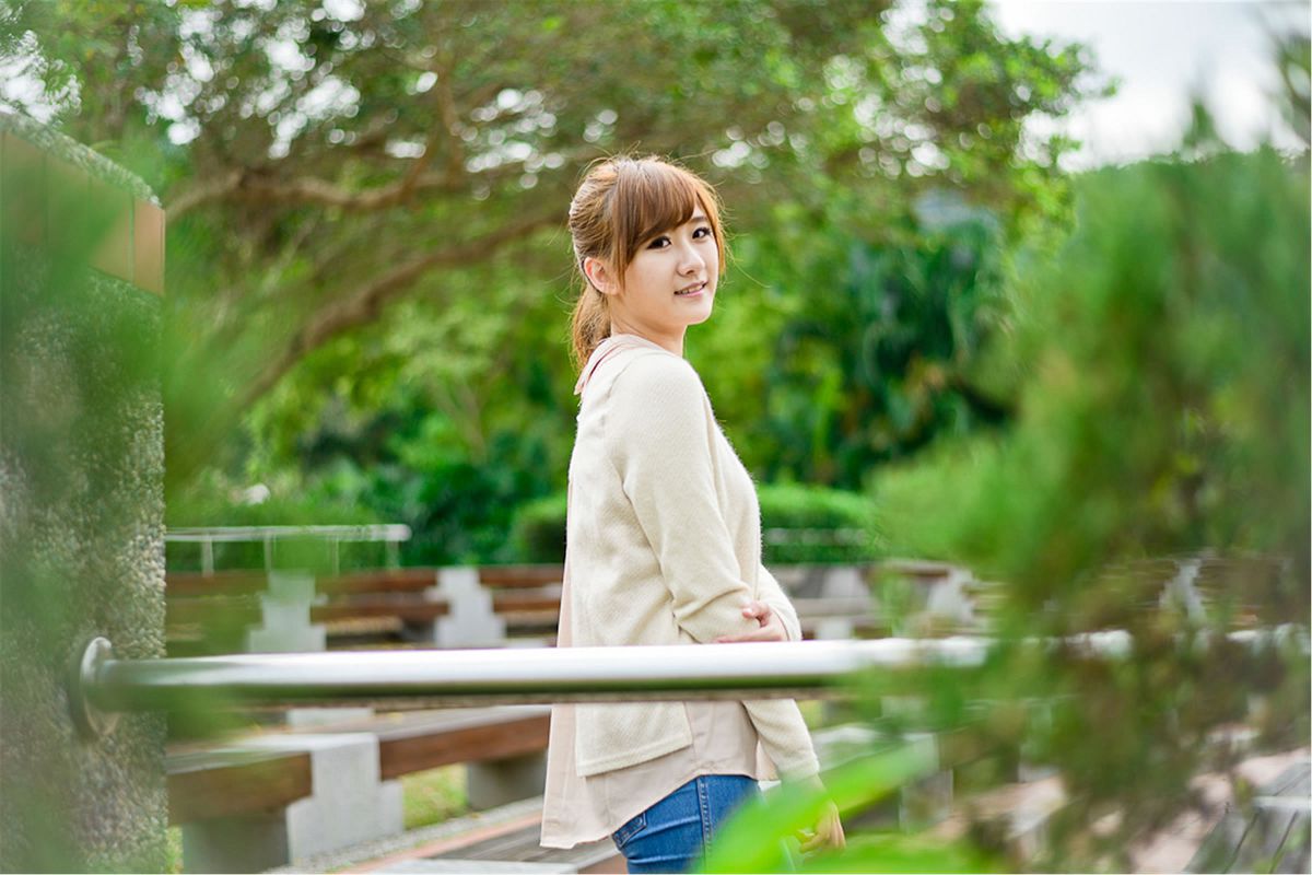 台湾清纯美女 思嫺-台北士林官邸外拍写真 [62P]