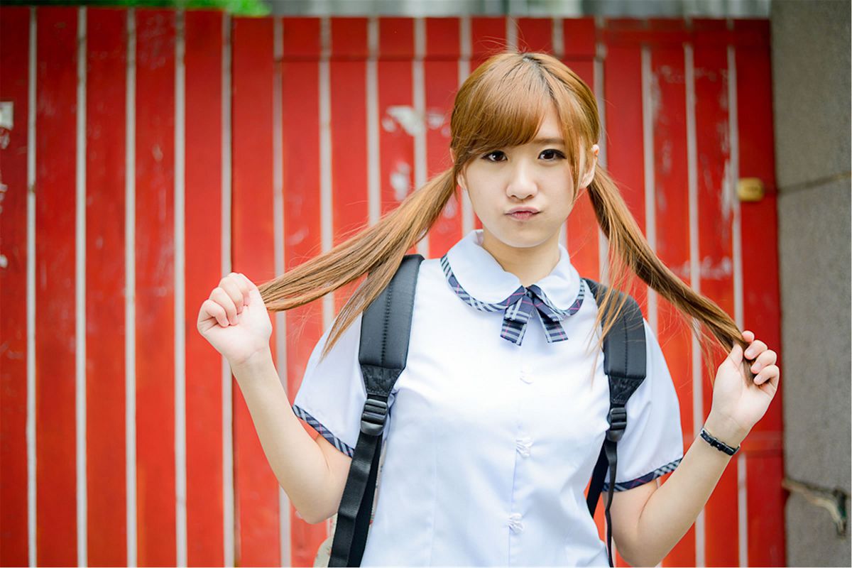 台湾清纯美女 思嫺-台北士林官邸外拍写真 [62P]