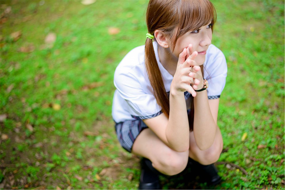 台湾清纯美女 思嫺-台北士林官邸外拍写真 [62P]