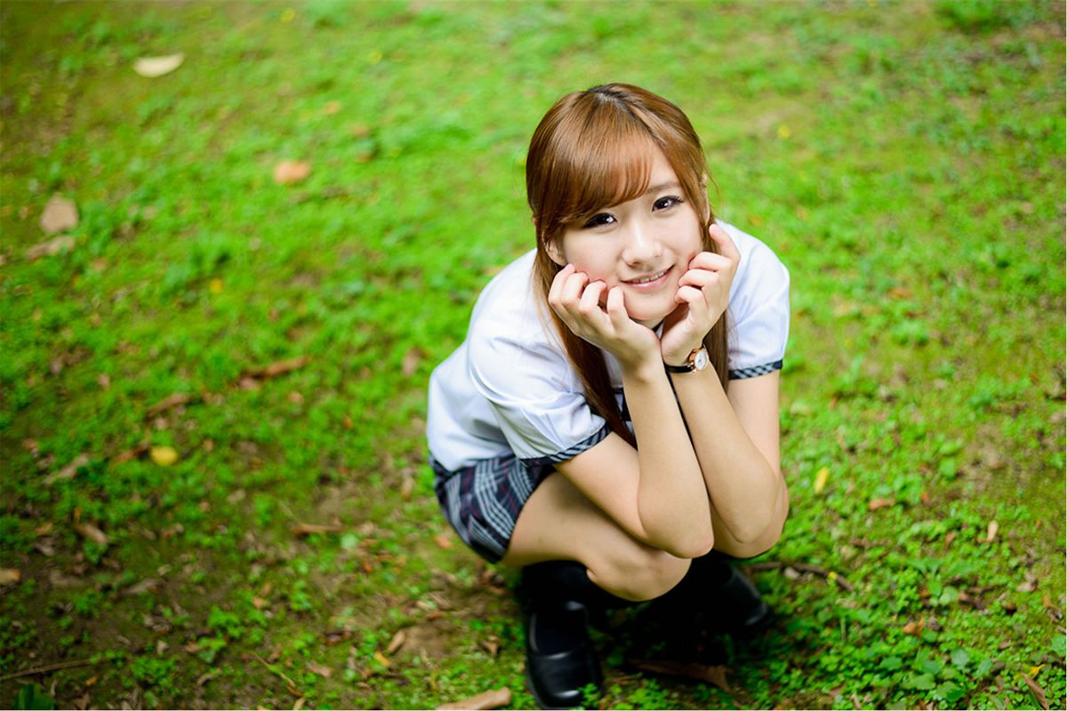 台湾清纯美女 思嫺-台北士林官邸外拍写真 [62P]