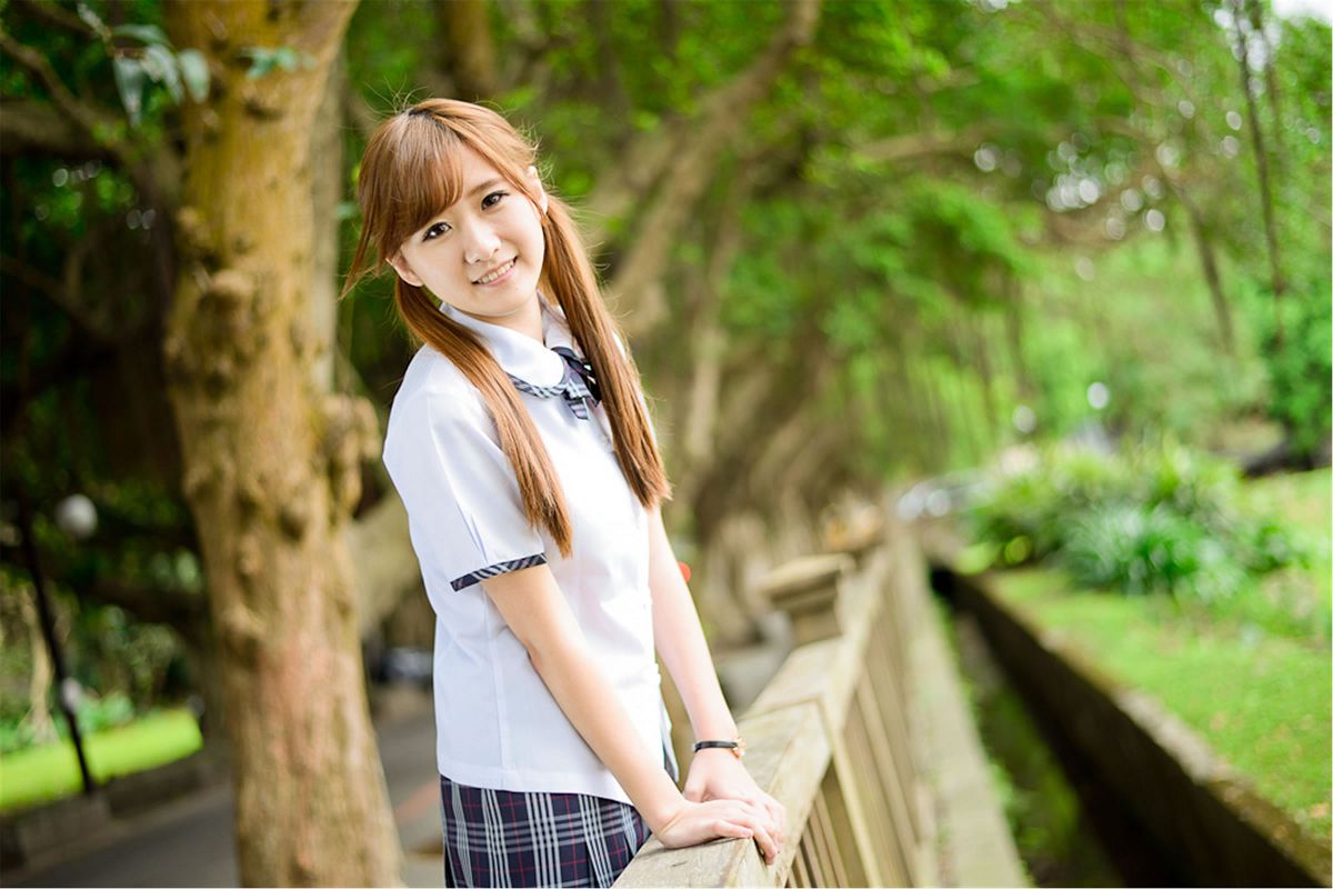 台湾清纯美女 思嫺-台北士林官邸外拍写真 [62P]