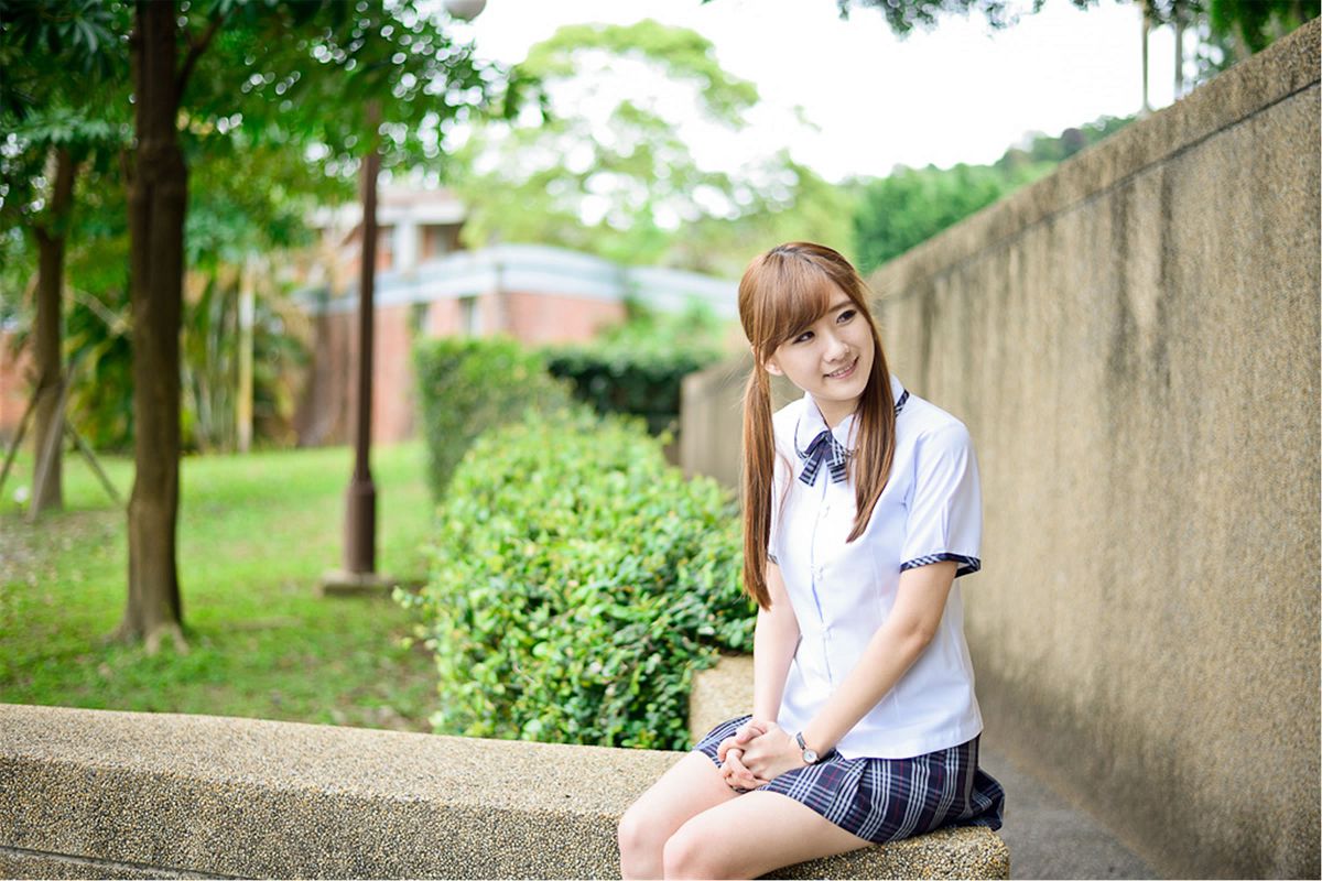 台湾清纯美女 思嫺-台北士林官邸外拍写真 [62P]