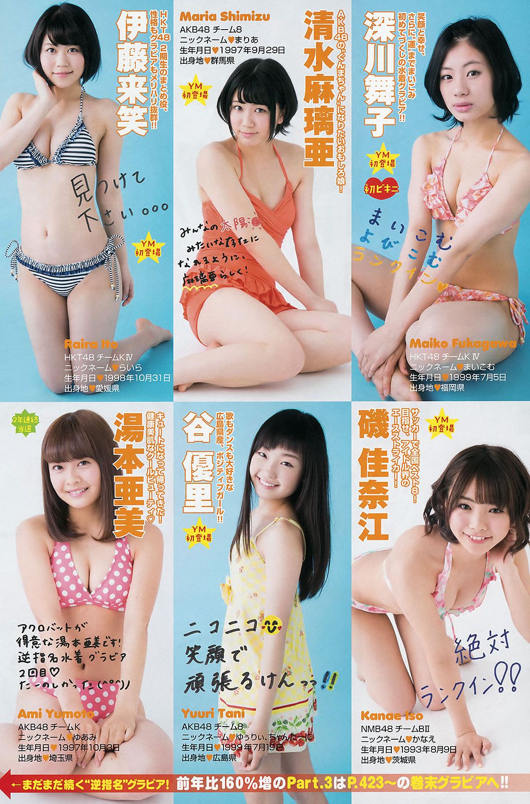 [Young Magazine] 2015 No.27 28 AKB48 佐野ひなこ 高崎聖子 横山あみ [31P]
