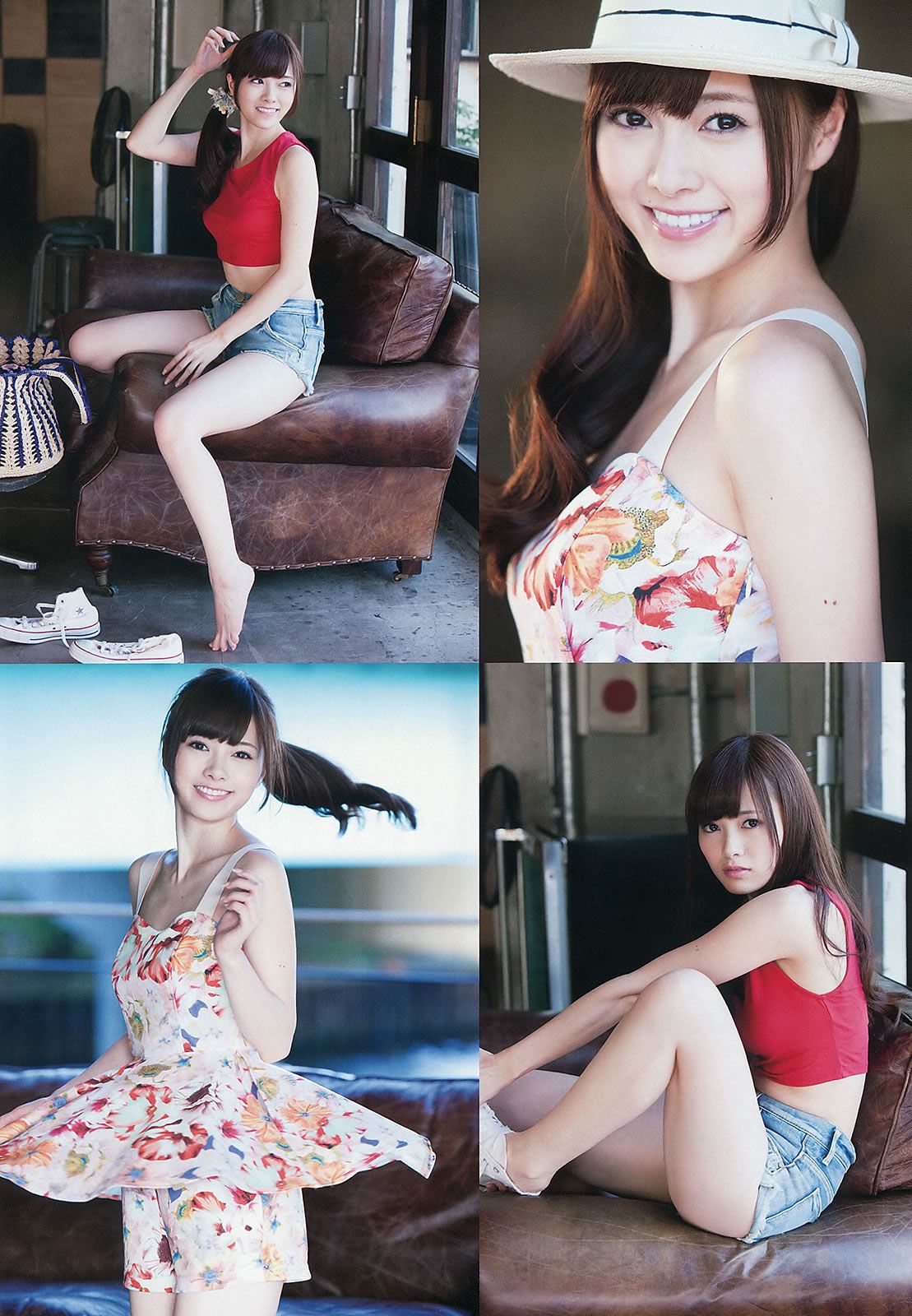 [Weekly Big Comic Spirits] 2013 No.40-43 ℃-ute Miwa 白石麻衣 山岸舞彩 [28P]