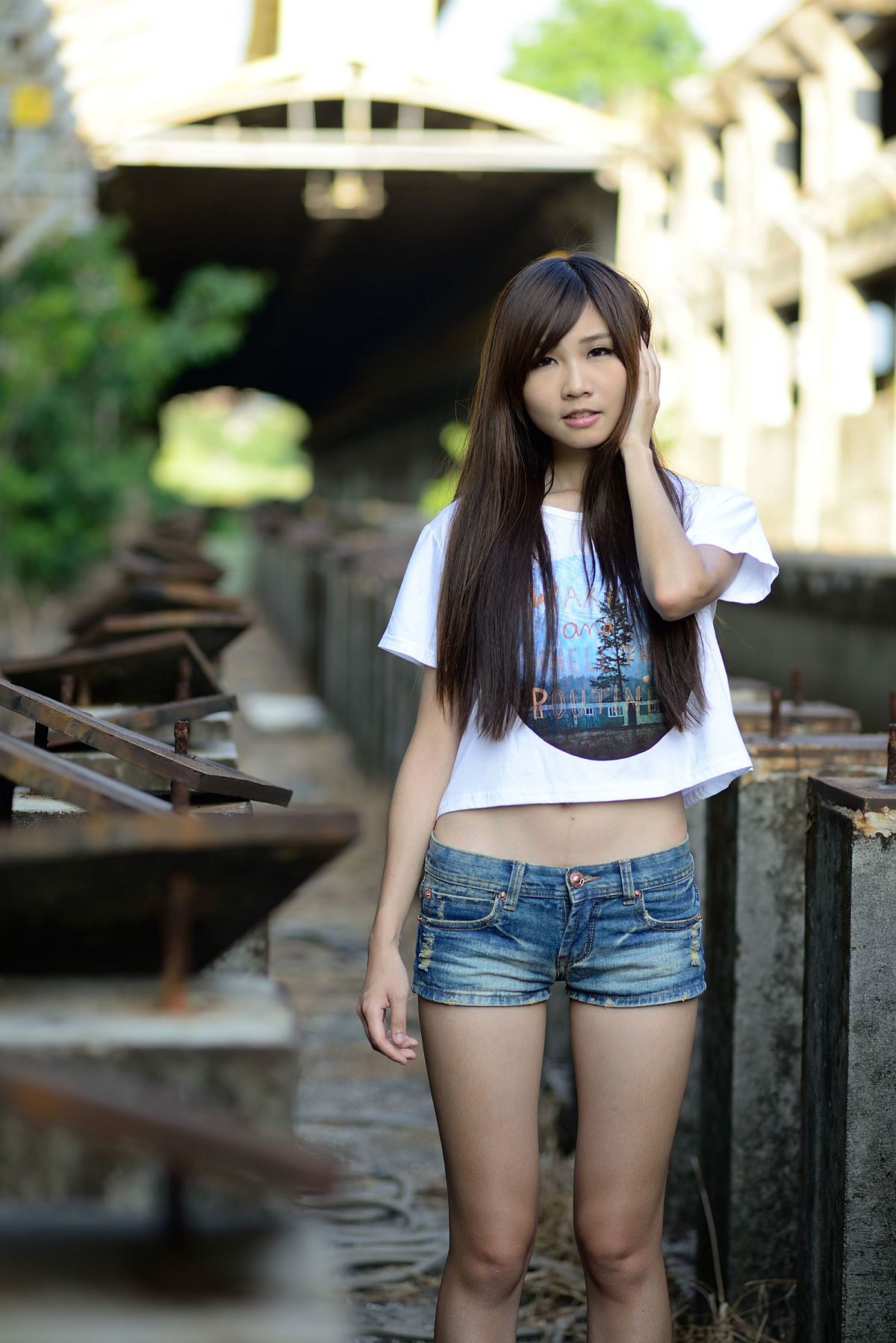 Beautyleg模特-張雅筑Chu-南港废墟 [42P]
