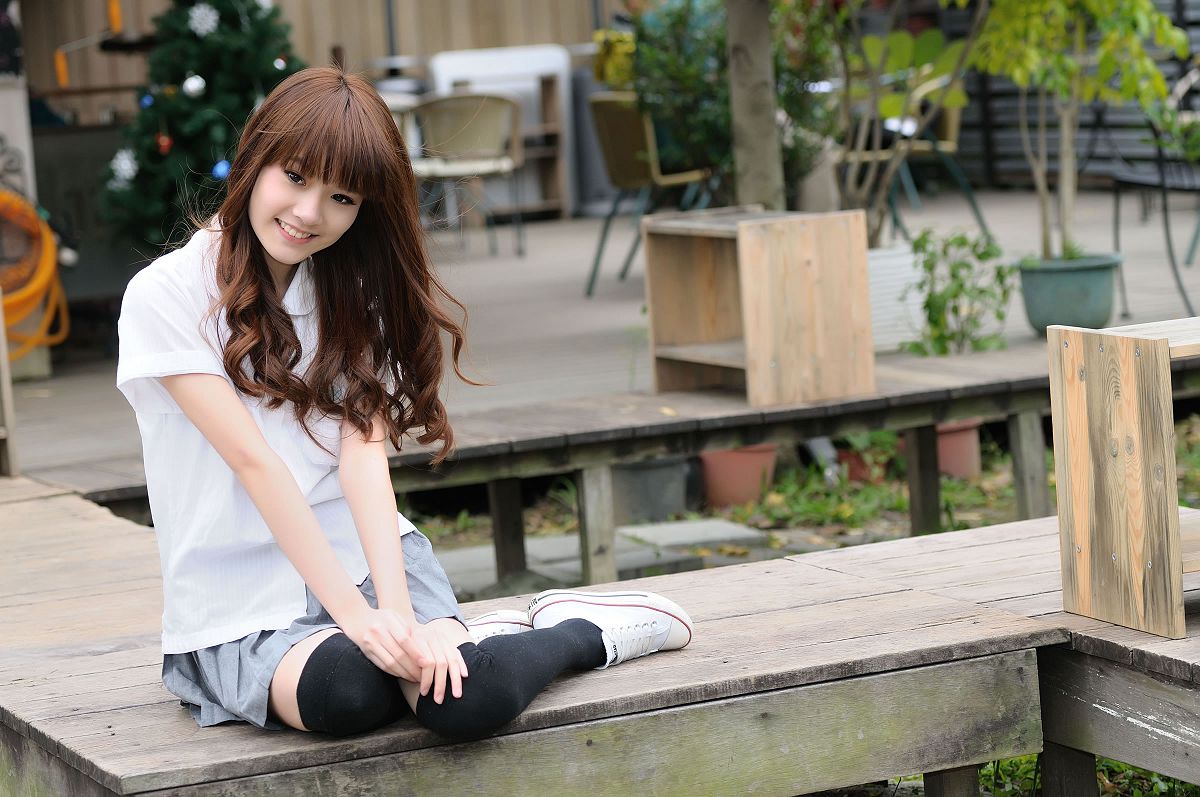 台湾清纯美女-Aries-小清新外拍 [26P]