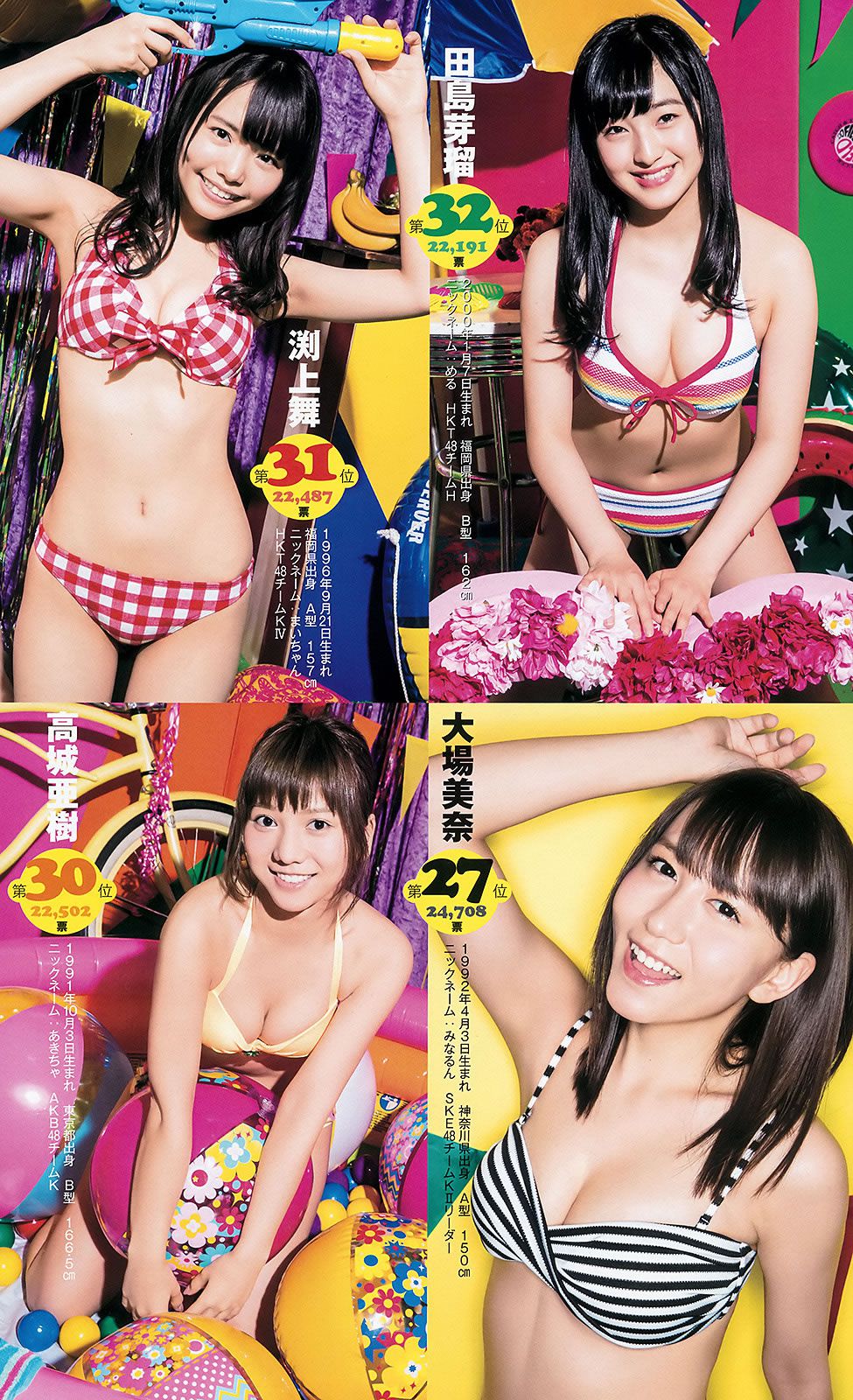 [Weekly Young Jump] 2015 No.35-37 palet 他 木﨑ゆりあ 岡田奈々 [33P]