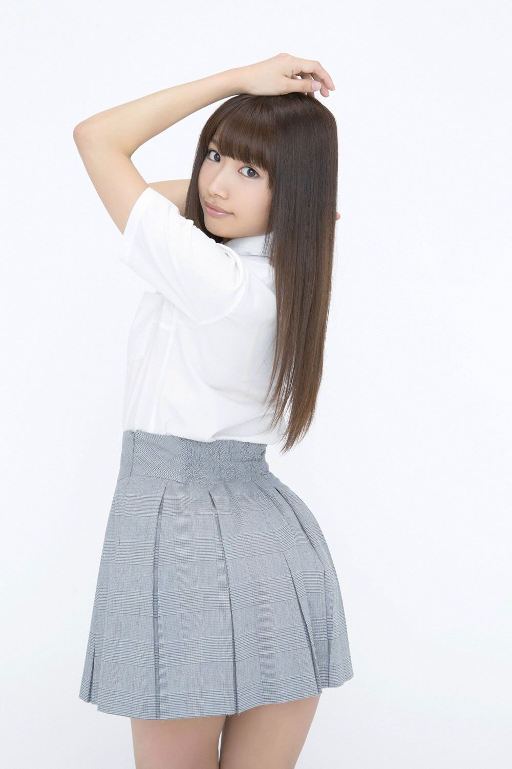 [YS-Web] Vol.661 Anna Tamechika 為近あんな - ミスFLASH2015のクールビューティー入学!! [49P]