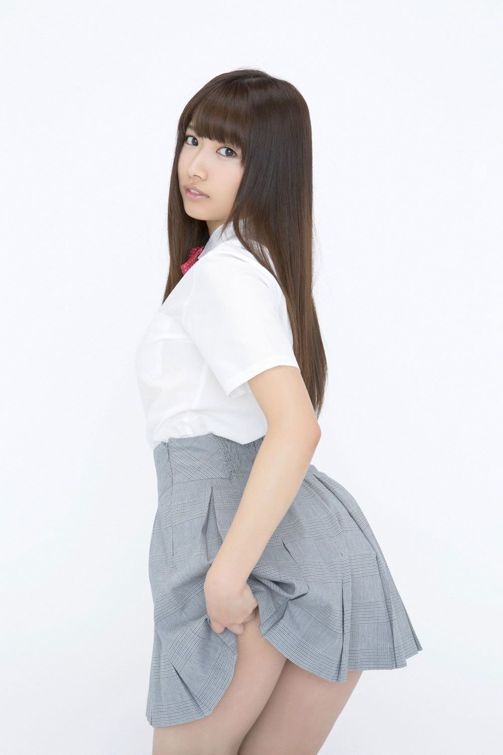 [YS-Web] Vol.661 Anna Tamechika 為近あんな - ミスFLASH2015のクールビューティー入学!! [49P]