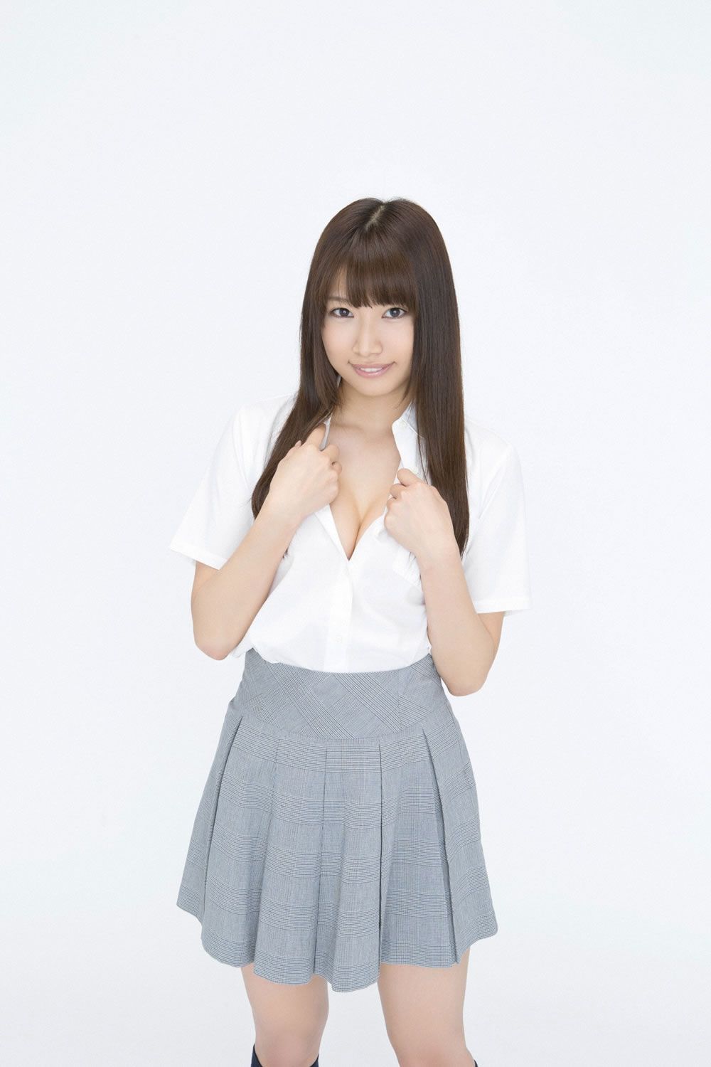 [YS-Web] Vol.661 Anna Tamechika 為近あんな - ミスFLASH2015のクールビューティー入学!! [49P]