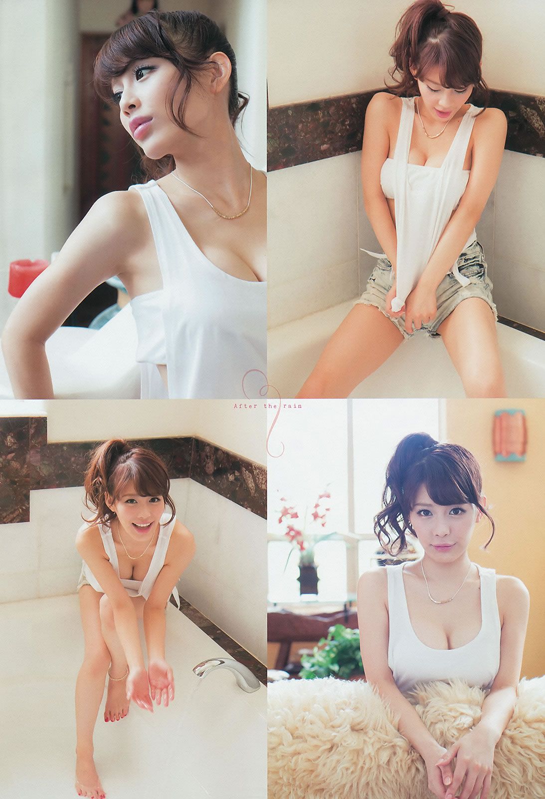 [Weekly Big Comic Spirits] 2014 No.42-45 新井恵理那 中世古麻衣 生田絵梨花 美馬怜子 [28P]