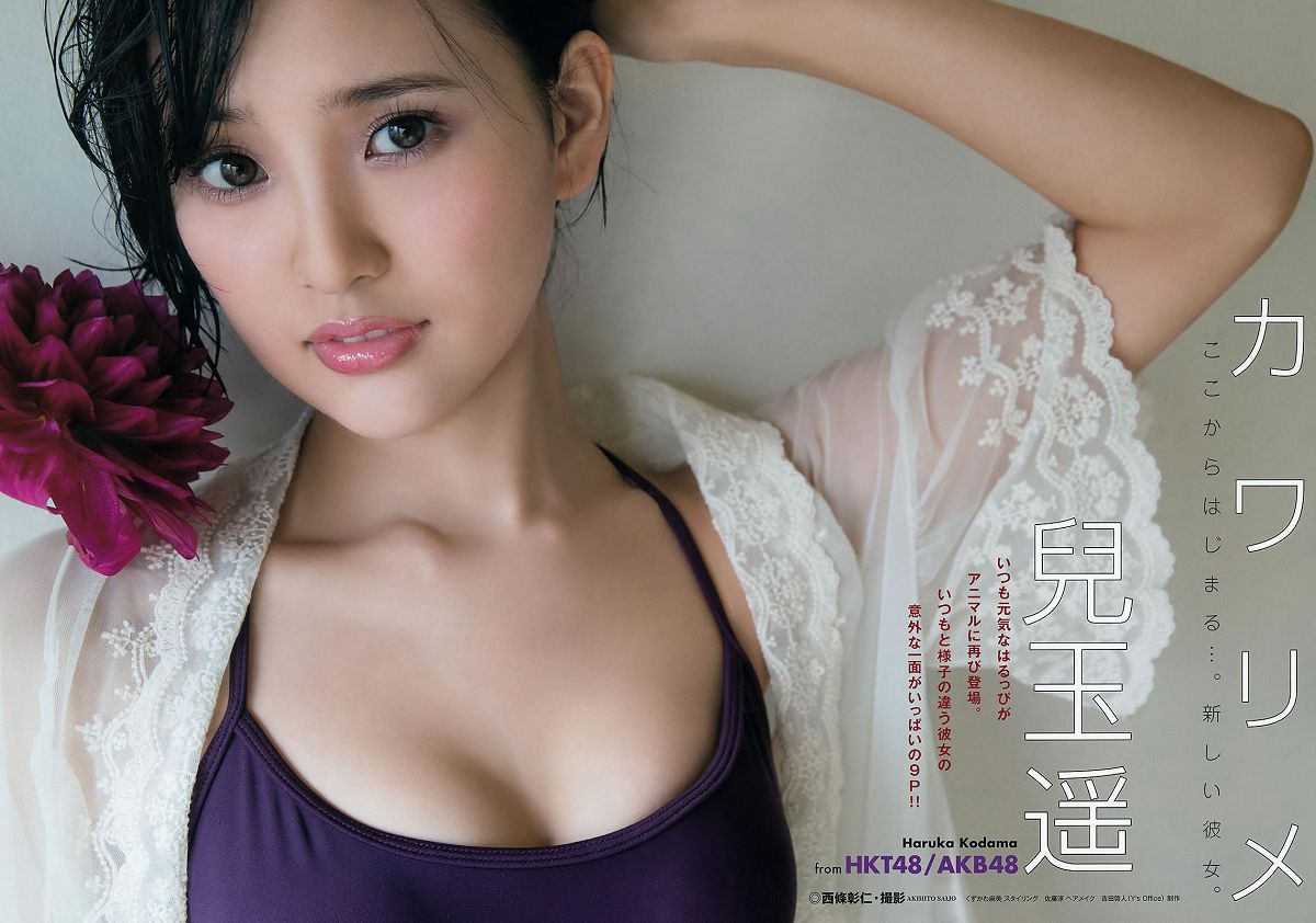 [Young Animal] 2015 No.20-21 福原遥 桜井えりな 兒玉遥 神志那結衣 HKT48 [45P]