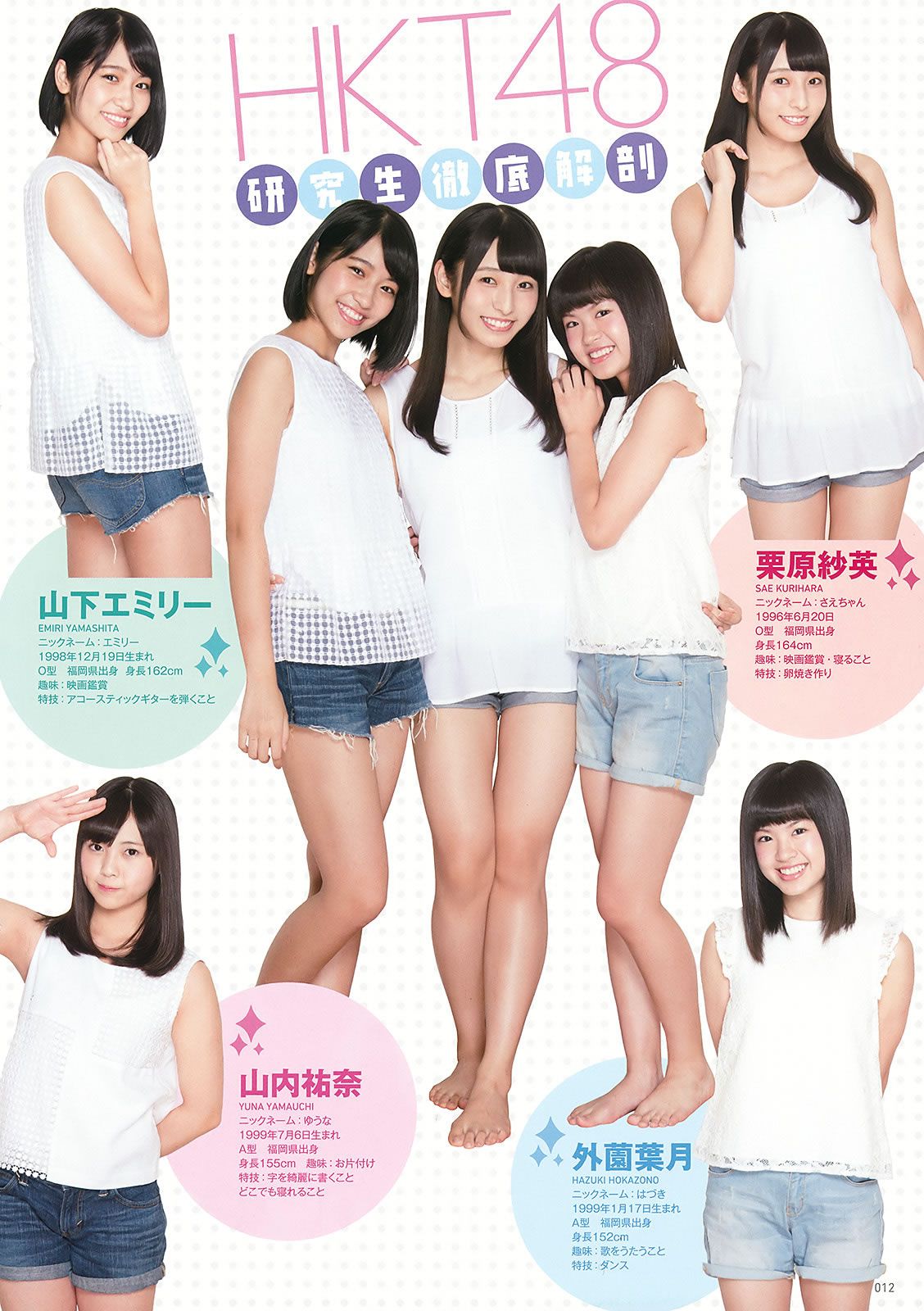 [Young Animal] 2015 No.20-21 福原遥 桜井えりな 兒玉遥 神志那結衣 HKT48 [45P]