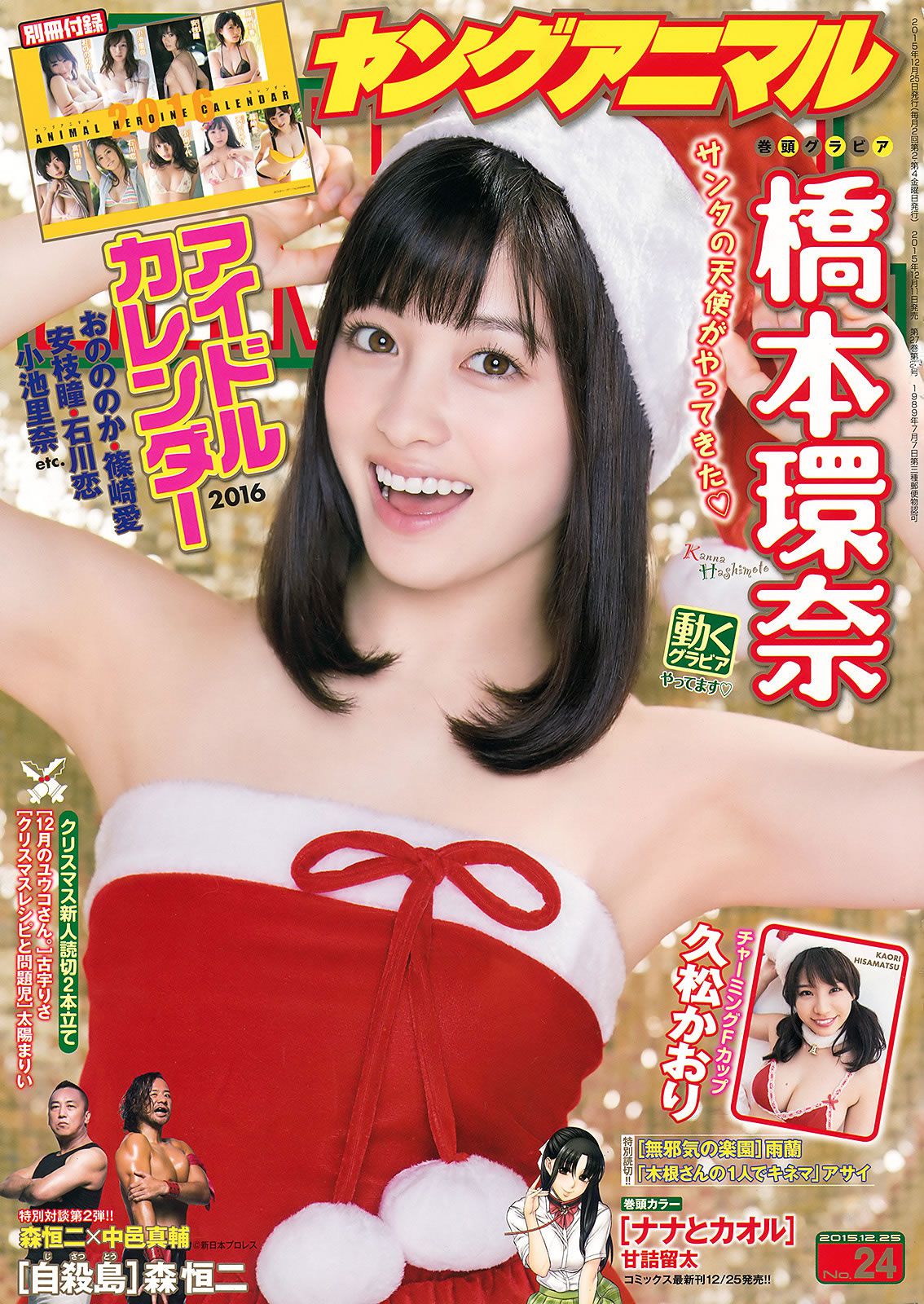[Young Animal] 2016 No.01 篠崎愛 橋本環奈 久松かおり[23P]