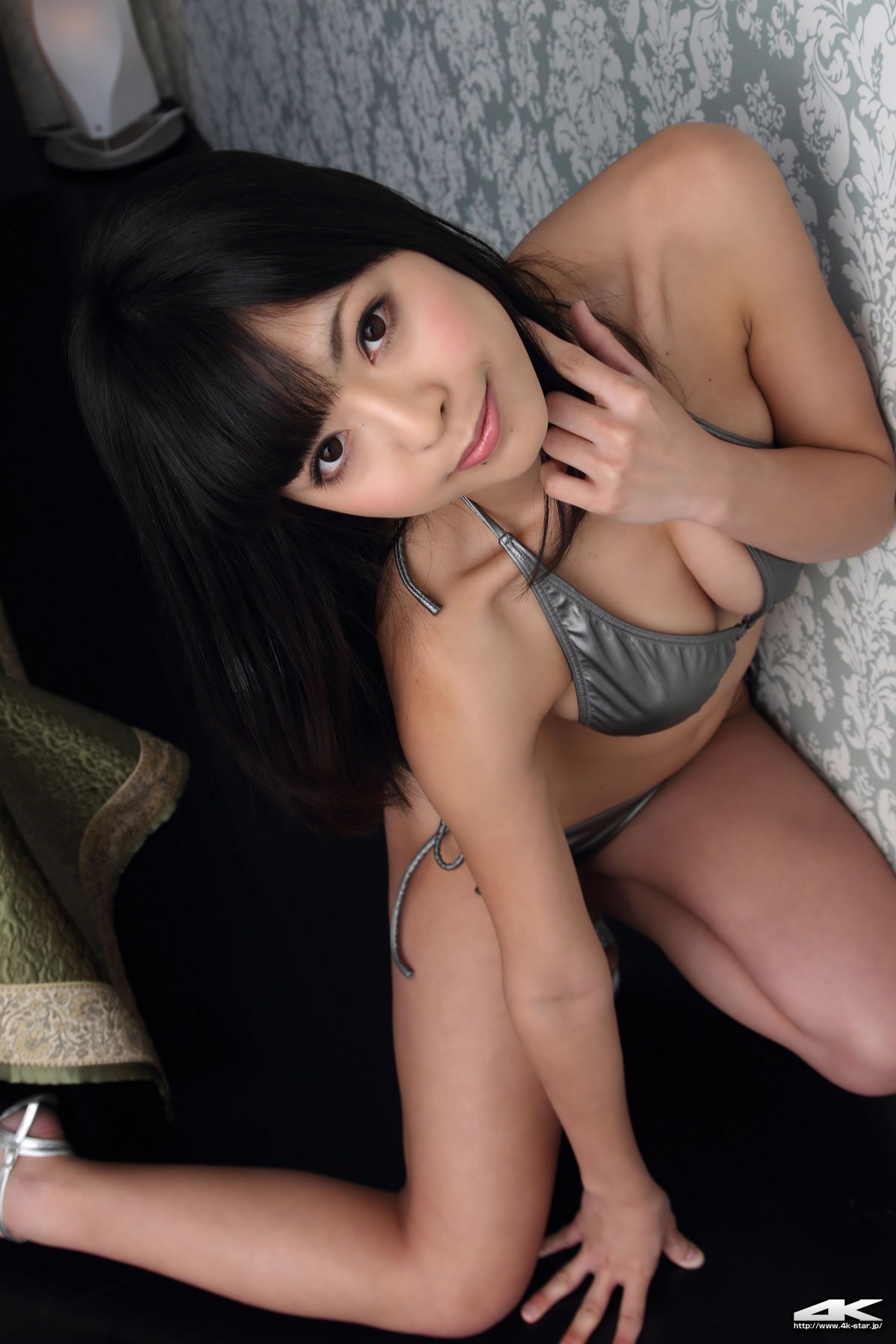 [4K-STAR] No.00478 さとうさくら 水着(シルバー) [100P]