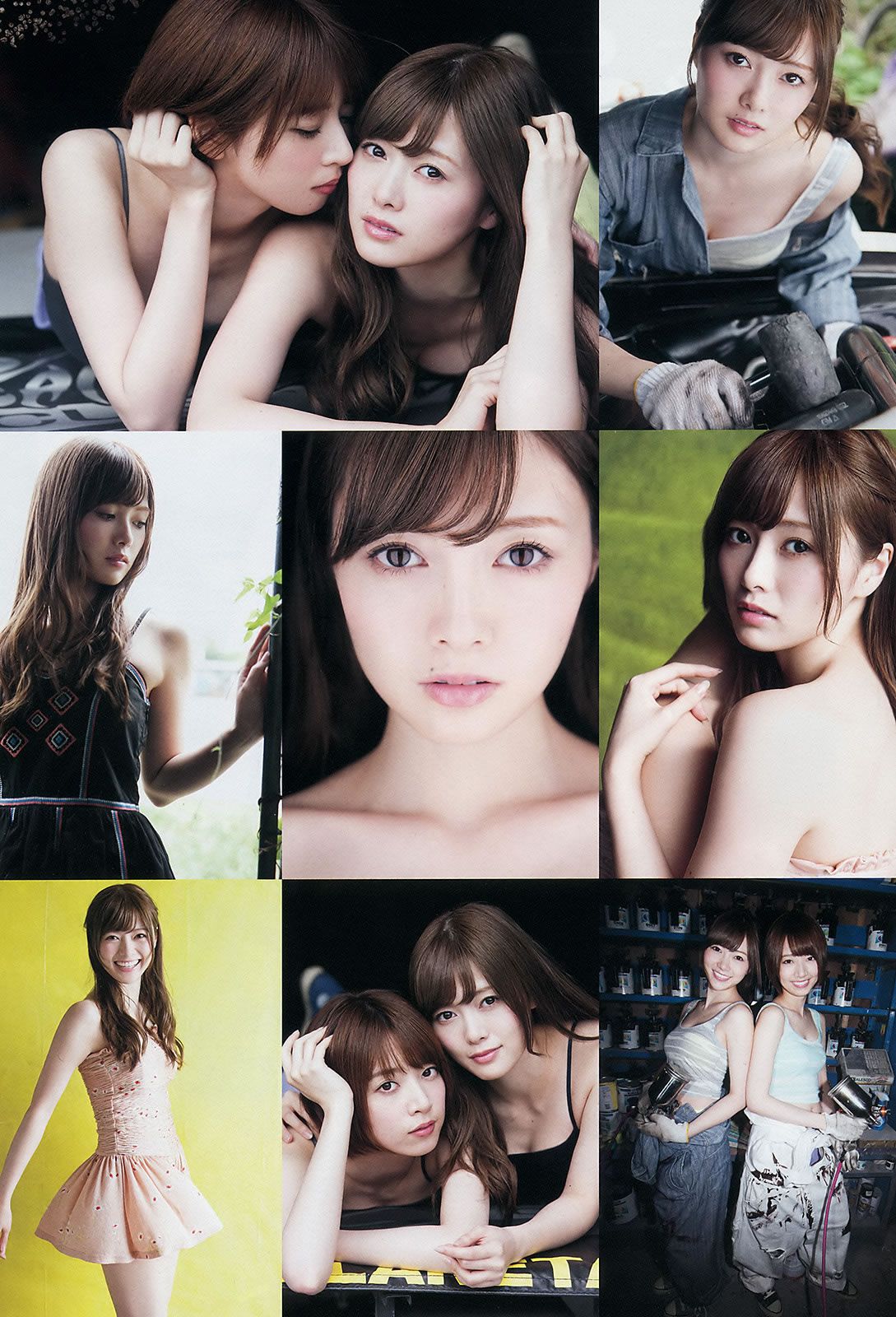 [Weekly Big Comic Spirits] 2015 No.29-31 私立恵比寿中学 浜崎香帆 森咲樹 橋本奈々未 白石麻衣 [22P]