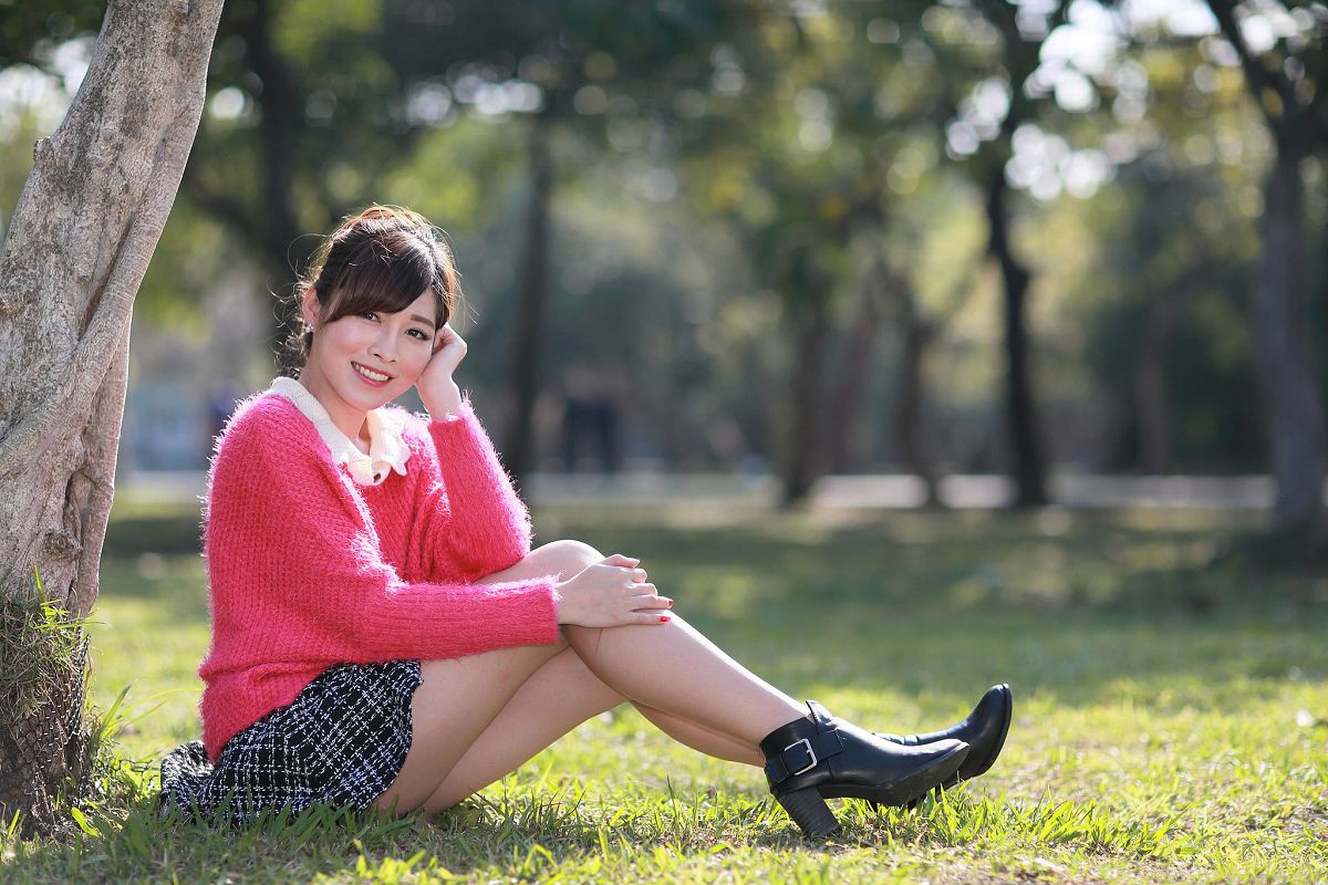 Beautyleg冰山美人廖坎蒂 初夏公园外拍 [59P]