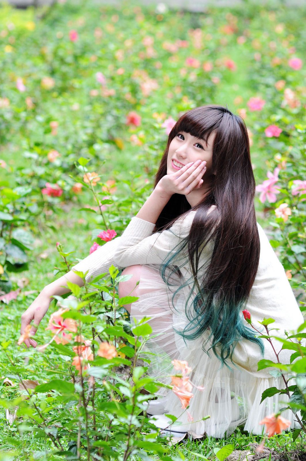 台北中山站麦当劳之校花女神张楚珊公园小清新外拍 [52P]