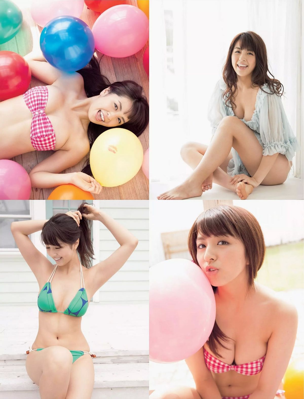 [Flash] 2014.10.14 柳ゆり菜 安達祐実 相沢まき 長瀬麻美 [14P]