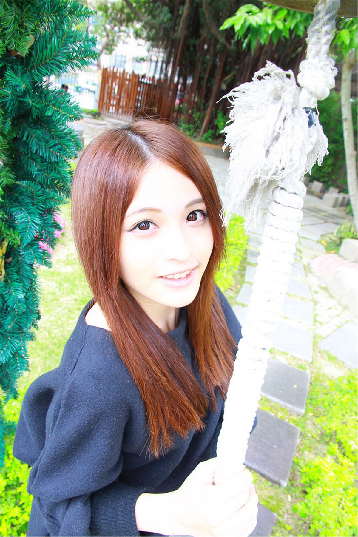 台湾清纯美女 諭 水博館外拍写真 [62P]