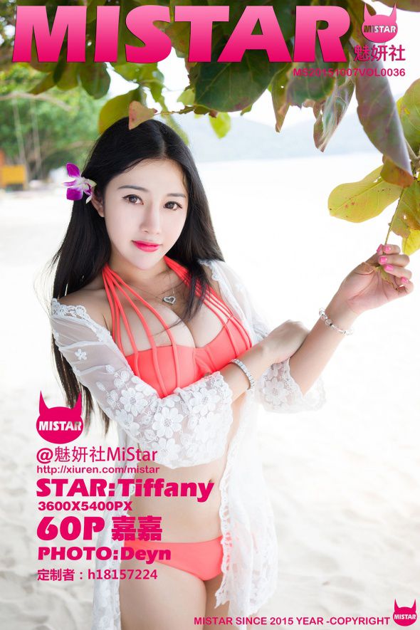 【MiStar】 2015.10.07 VOL.036 嘉嘉Tiffany- 60P