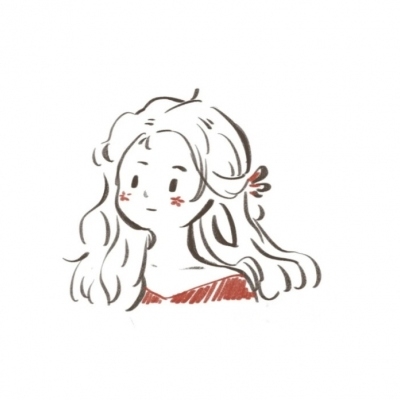 简单可爱简笔画小女孩头像合集图片