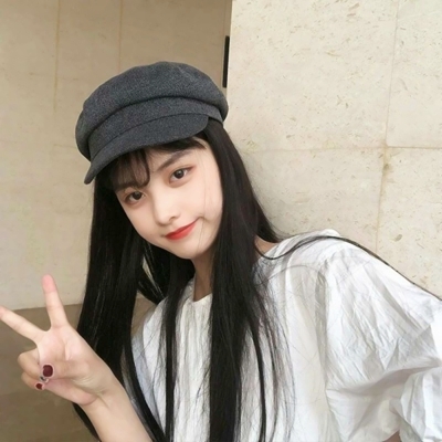 优质精选超好看的女生头像戴帽图片