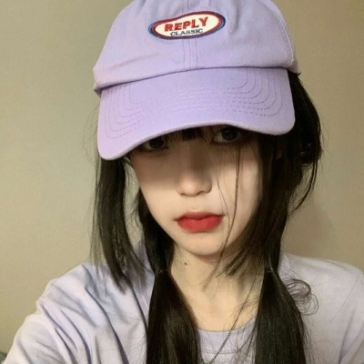 紫色系女生头像真人超仙温柔图片