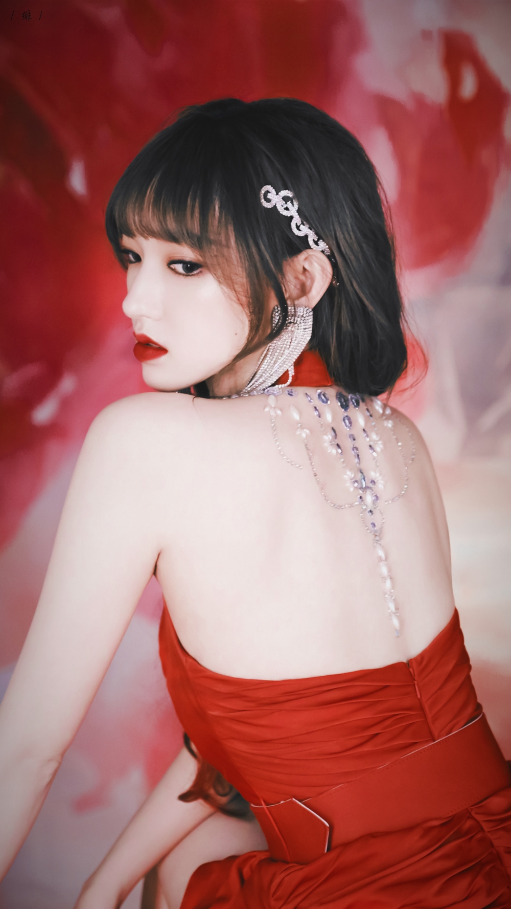 程潇唯美写真高清手机壁纸，也太美了吧