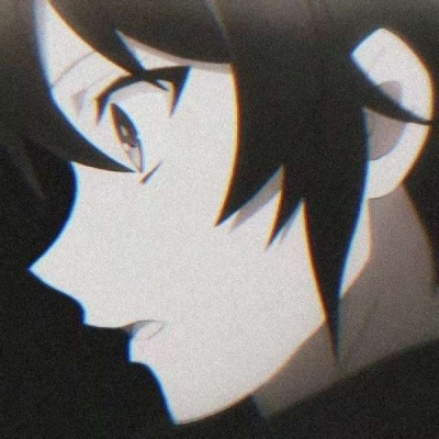 超帅超酷的动漫男生头像黑白高清图片