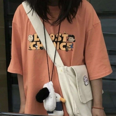 高清唯美好看的橙色头像精致女生图片