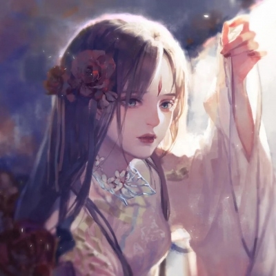 唯美二次元动漫女生图片头像