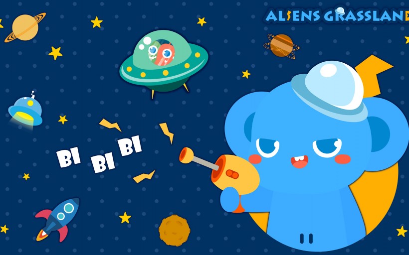 外星大草原星空系列桌面壁纸大全
