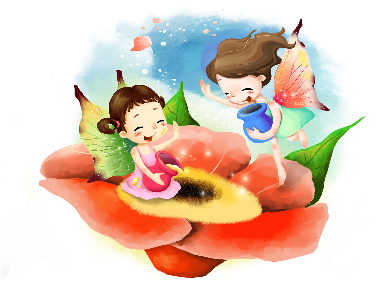 卡通梦幻童年桌面背景图片合辑