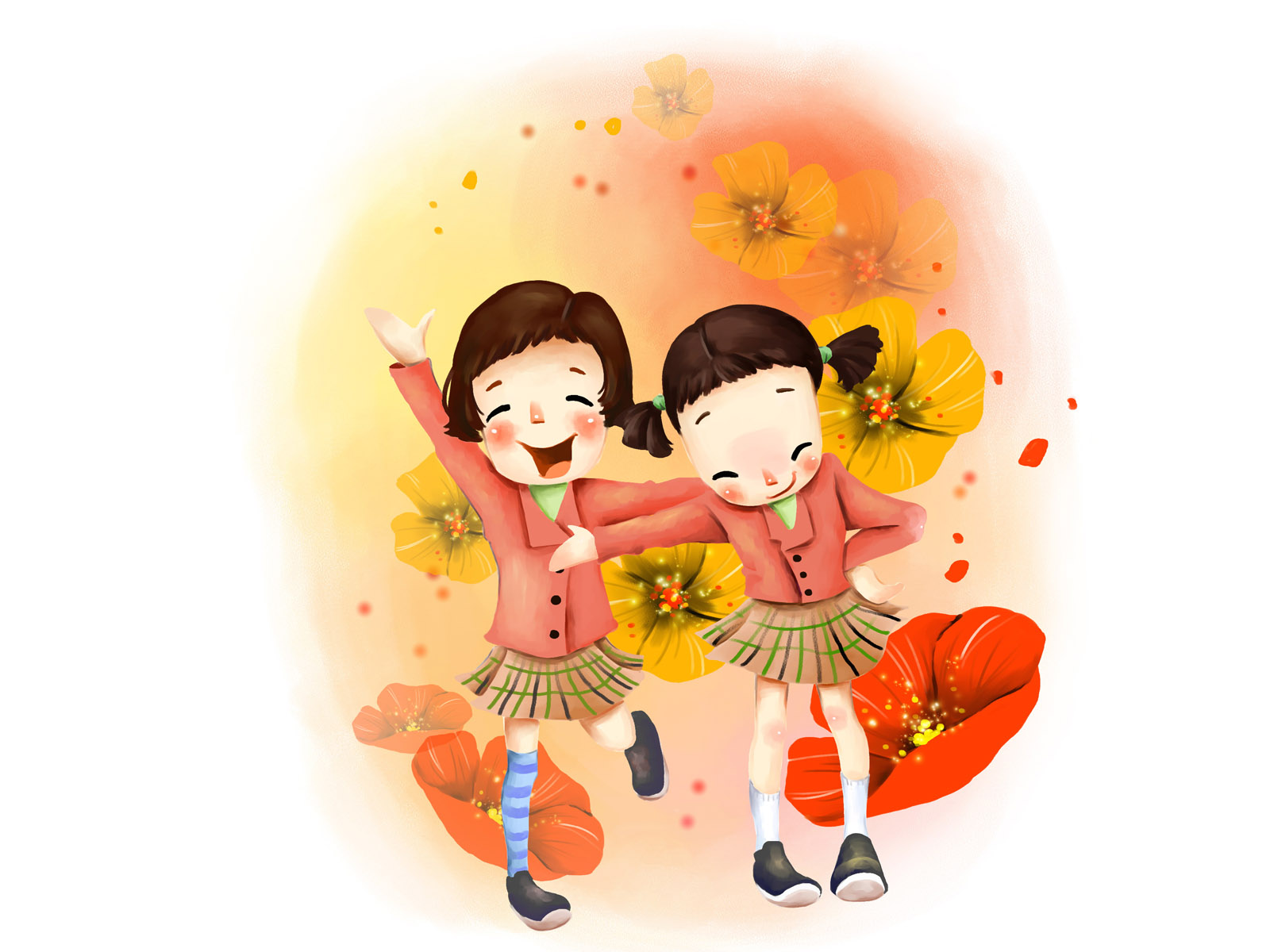卡通梦幻童年桌面背景图片合辑