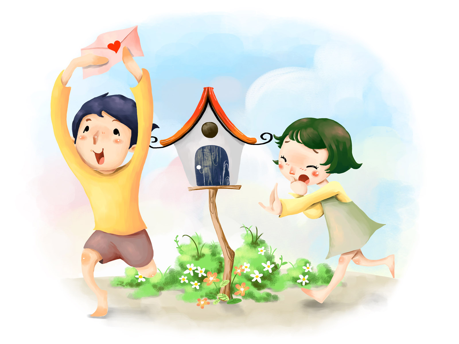 卡通梦幻童年桌面背景图片合辑