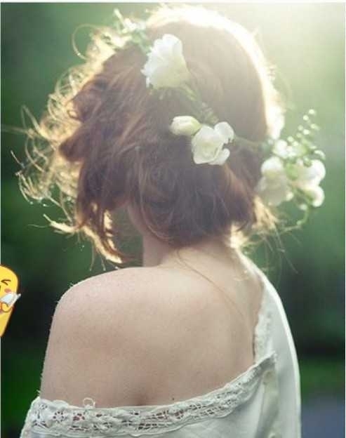 韩式新娘花环发型图片 最美流行韩式新娘花环造型图片