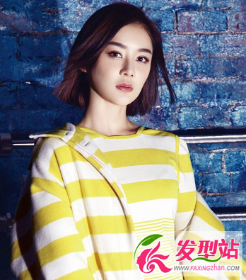 女生短发型 直发 职场女生时尚烫直发型图片