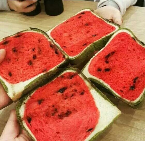 西瓜面包