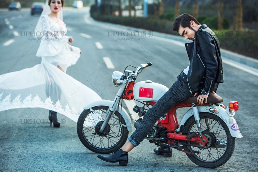 MOTORCYCLE STREET 婚纱照