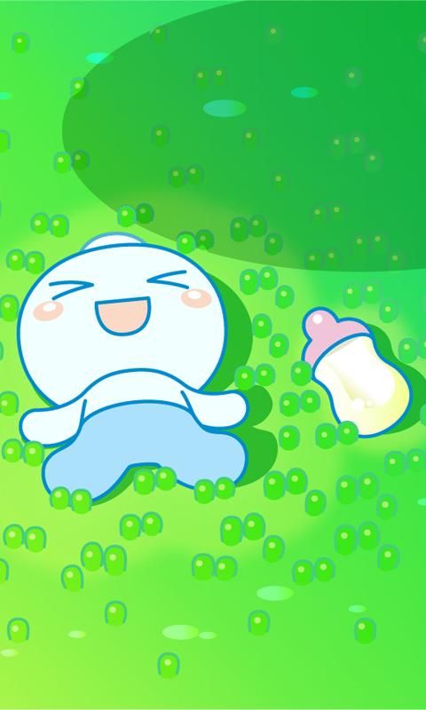 简约可爱手机壁纸大全 简约彩色背景搞笑可爱表情手机壁纸