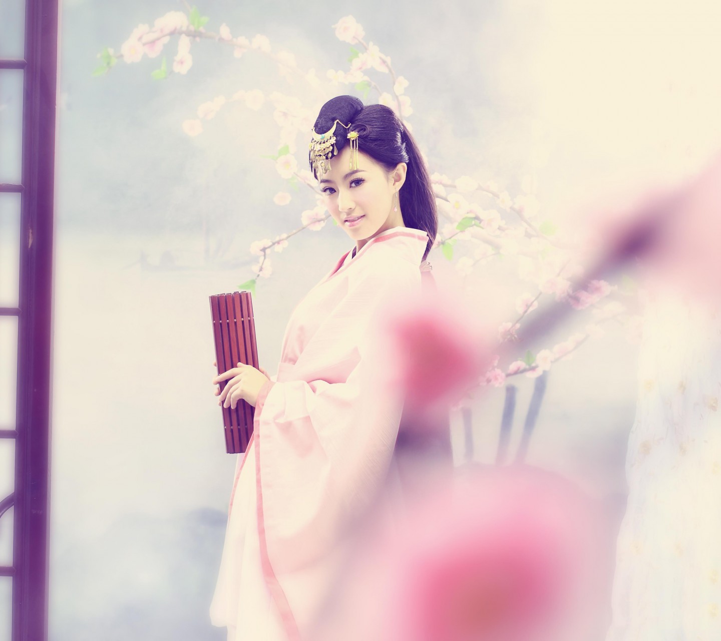 古装美女手机壁纸 古装手绘美女图片手机壁纸