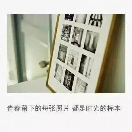 青春留下的每张照片，都是时光的标本